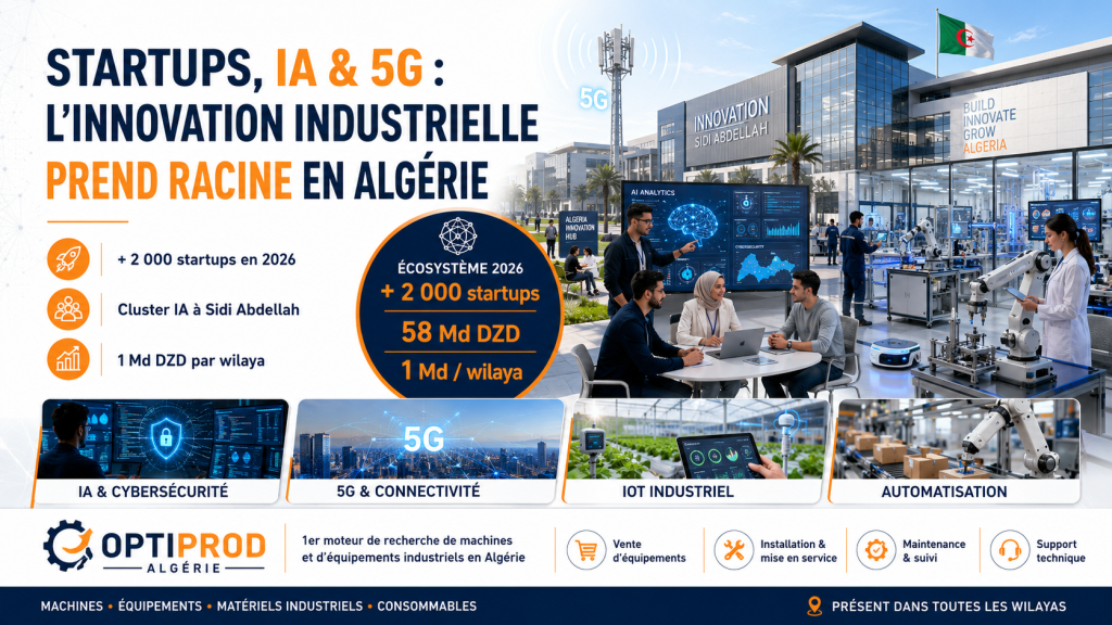 Startups, intelligence artificielle et industrie en Algérie