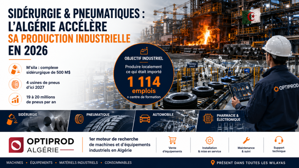 Sidérurgie et pneumatiques en Algérie