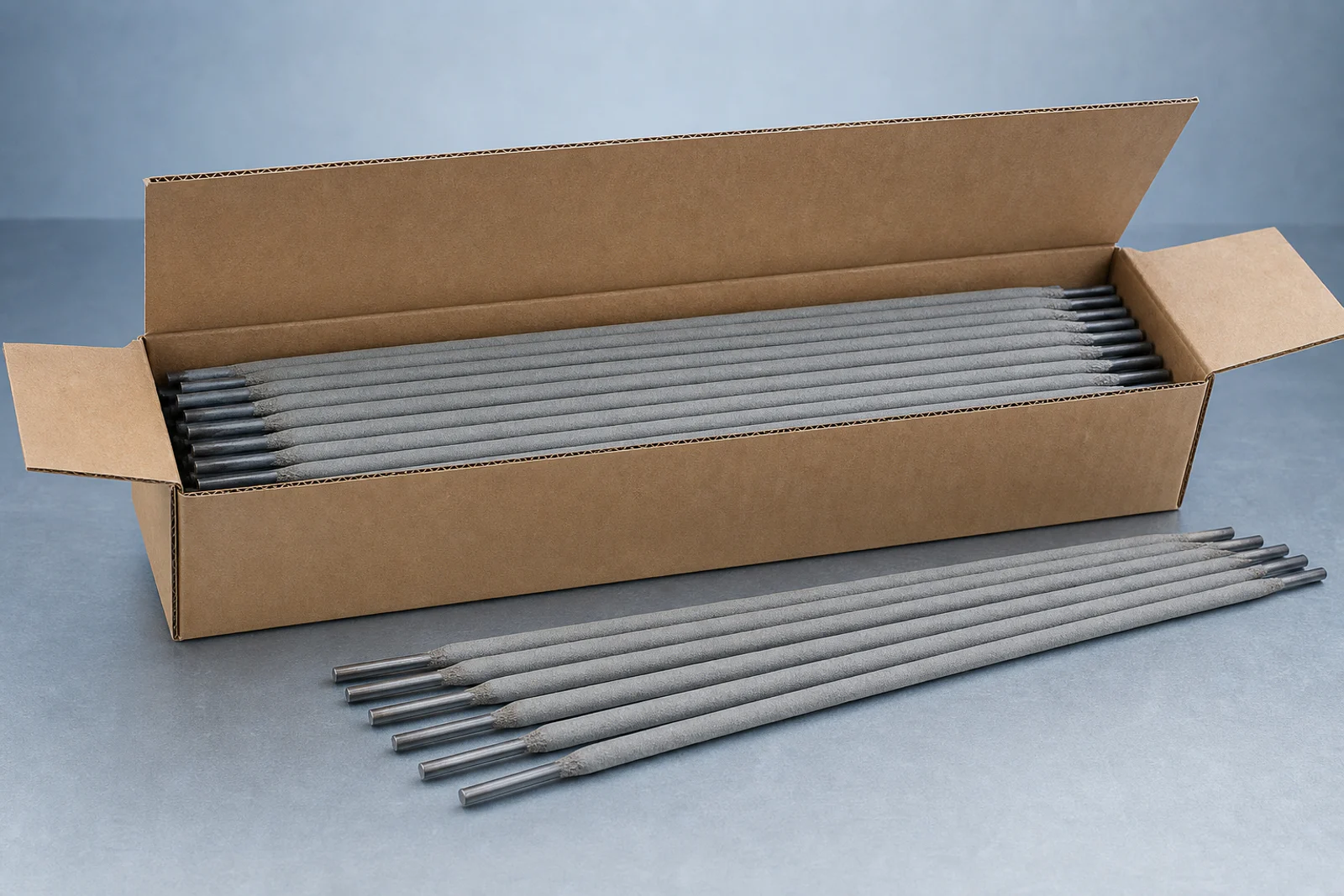 Électrodes basiques E7018 faible hydrogène – carton 5 kg