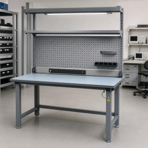 Poste de travail industriel antistatique ESD de 1,5 m