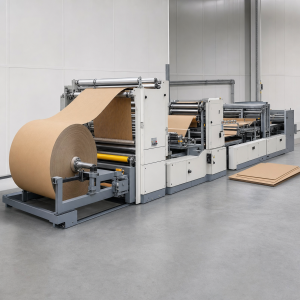 Ligne de fabrication et transformation de carton ondulé