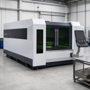 Machine CNC de découpe laser pour tôles