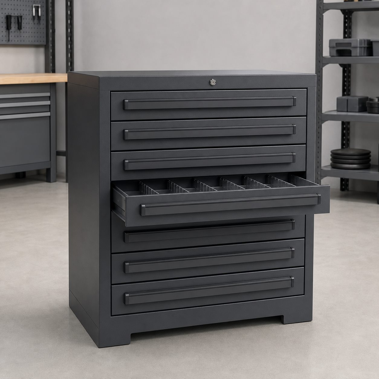 Armoire a tiroirs 7 tiroirs pour outillage